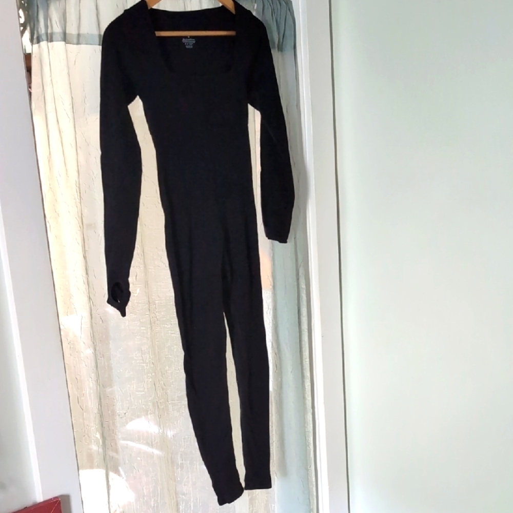 Black Long Sleeve Jumpsuit